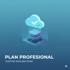 Plan Profesional – Hosting Web SSD NVMe 5 GB Hasta 3 sitios.