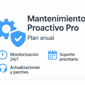 Servicio: Mantenimiento Proactivo Pro / anual